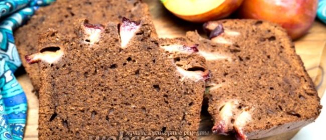 Шоколадно-миндальный кекс со сливами
