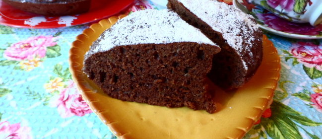 Шоколадно-ванильный кекс с кабачком Лорик