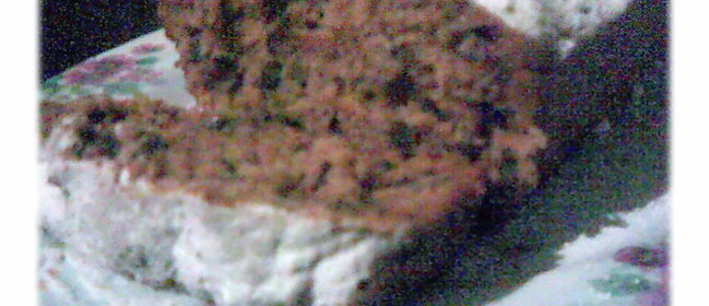 Орехово-ванильный кекс с какао