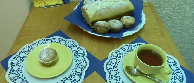 Творожно-лимонный кекс и маффины (по одному рецепту)